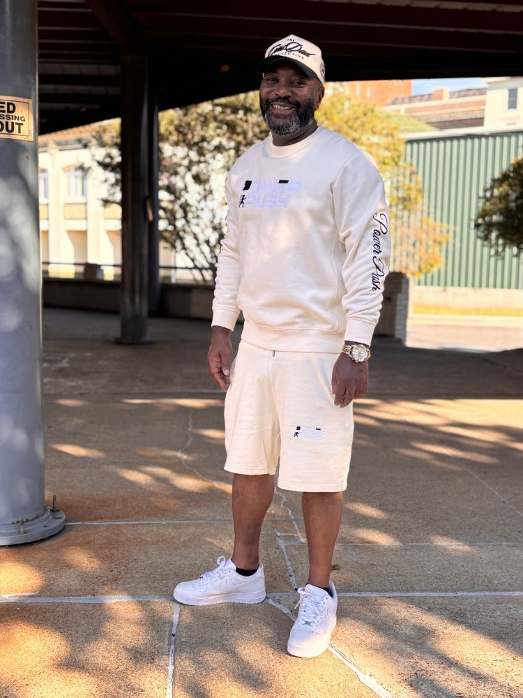 Power Push Organic Luxury Shorts (Cream)