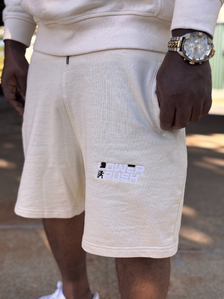 Power Push Organic Luxury Shorts (Cream)