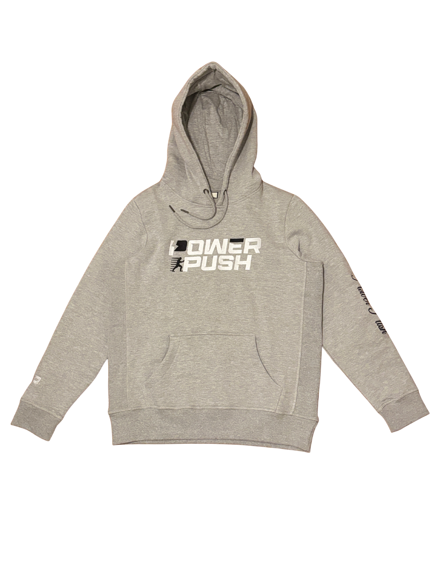 Power Push Premium Organic Cotton Luxury Hoodie (Heather Grey)