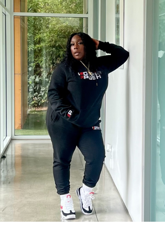 Power Push Premium Organic Luxury Joggers (Black)