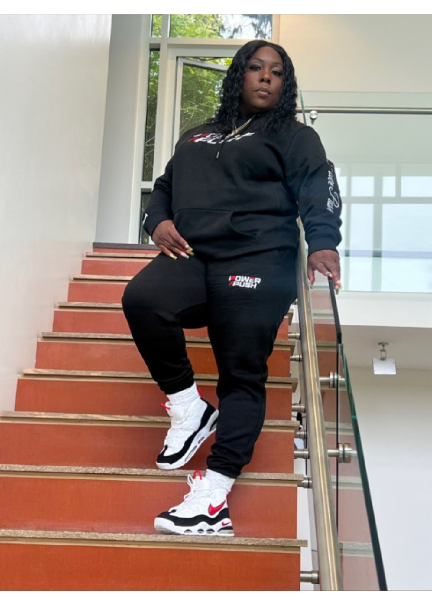 Power Push Premium Organic Luxury Joggers (Black)