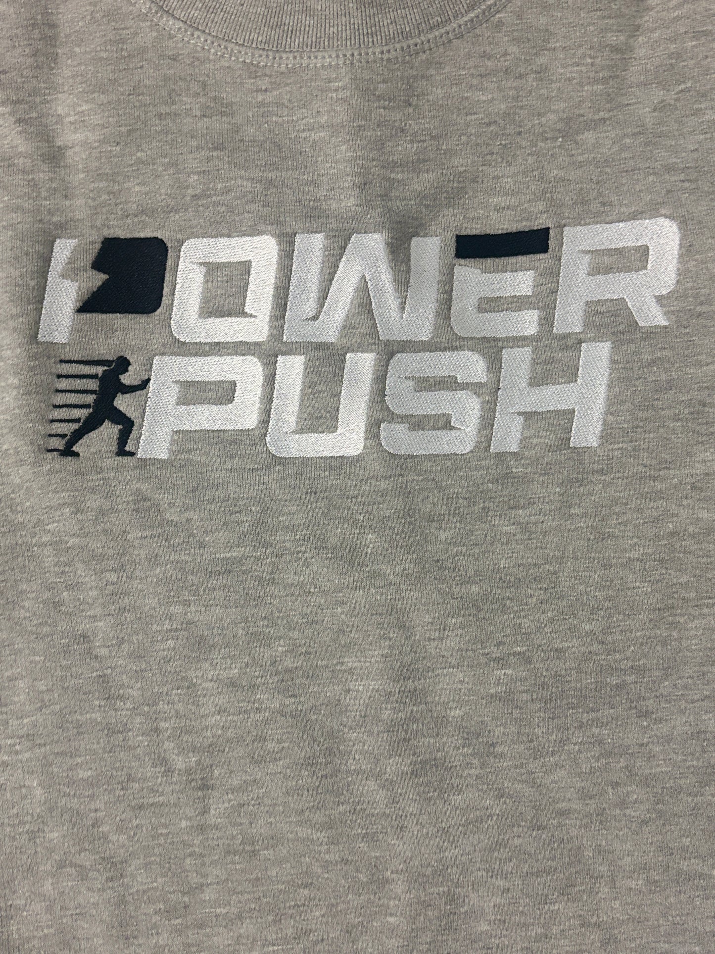 Power Push Premium
Heavyweight Organic Cotton Crewneck -Luxury Streetwear
Sweatshirt (Grey)