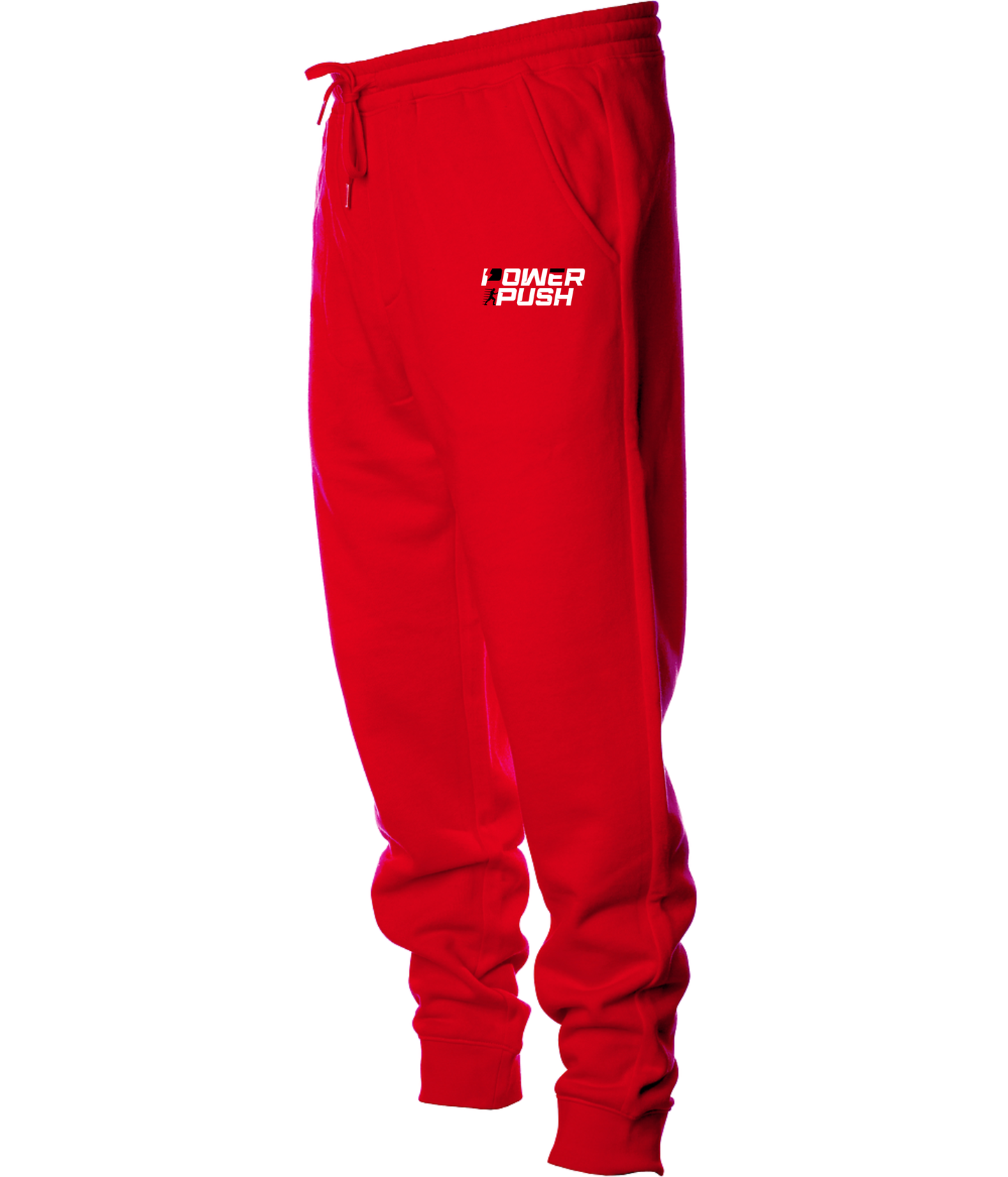 Power Push Fleece Midweight Jogger | Red