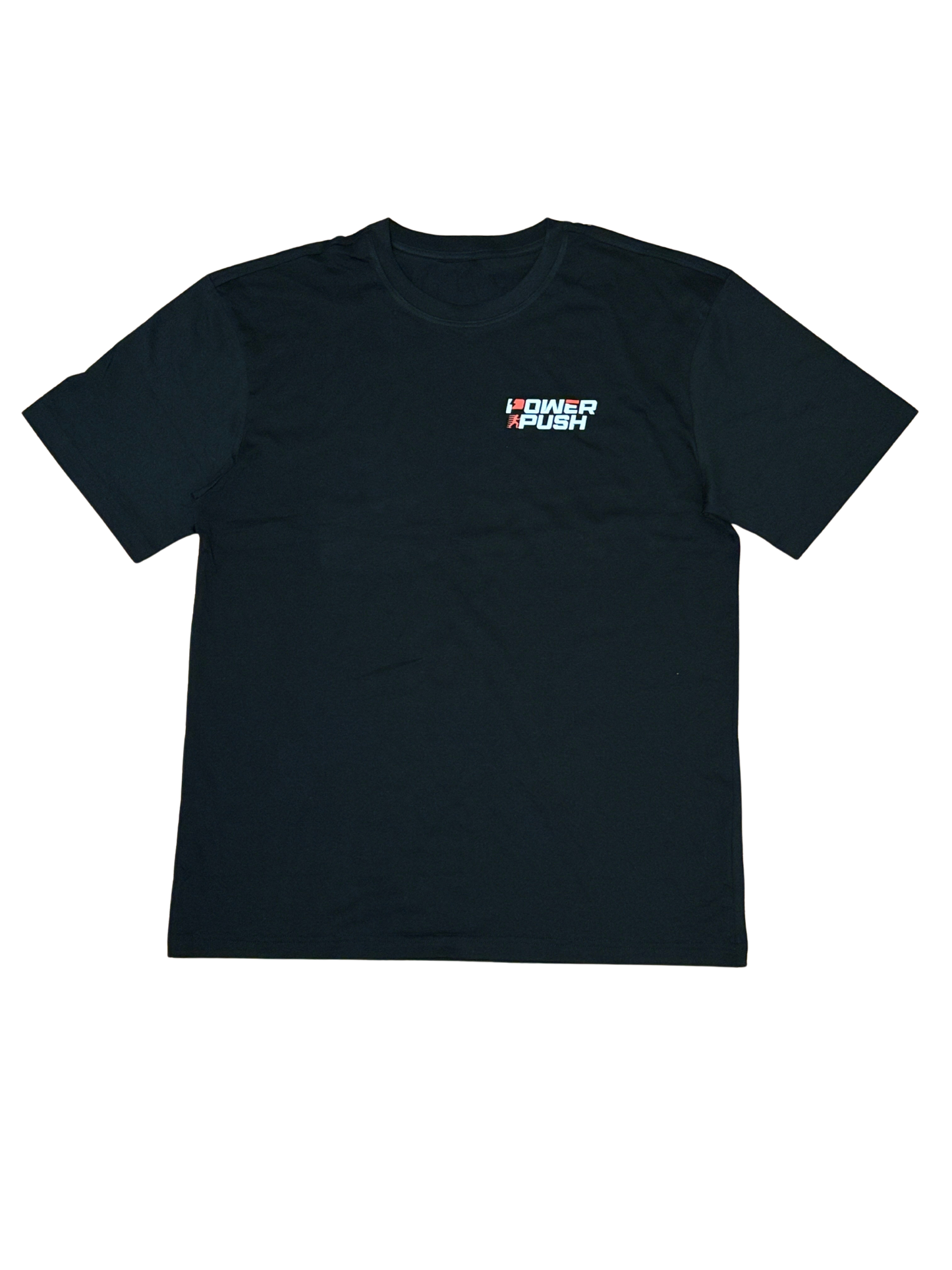 Power Push Premium Organic Cotton T-Shirt – Heavyweight Luxury Tee (Black)