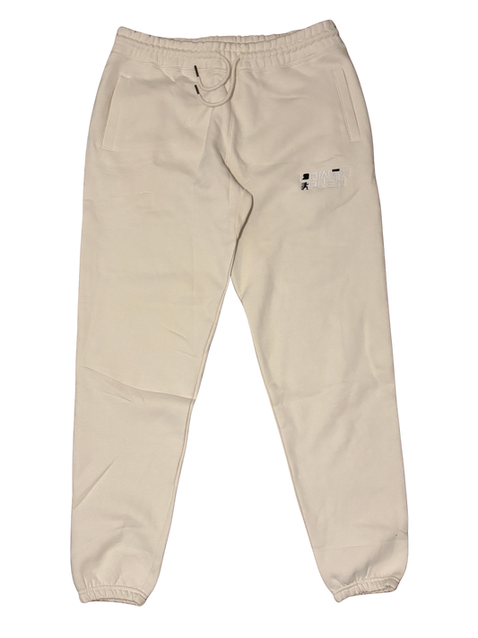 Power Push Organic Luxury Joggers (Cream)