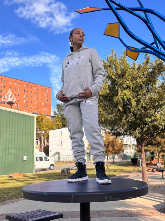 Power Push Organic Luxury Joggers (Heather Grey)