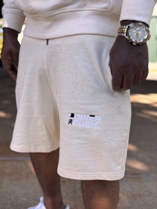 Power Push Organic Luxury Shorts (Cream)