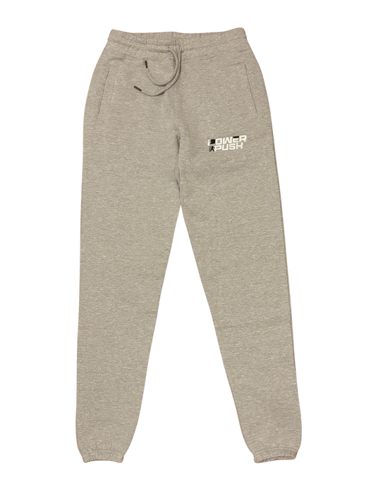 Power Push Organic Luxury Joggers (Heather Grey)