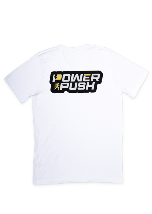 Power Push Bold Logo T-Shirt | Light Yellow